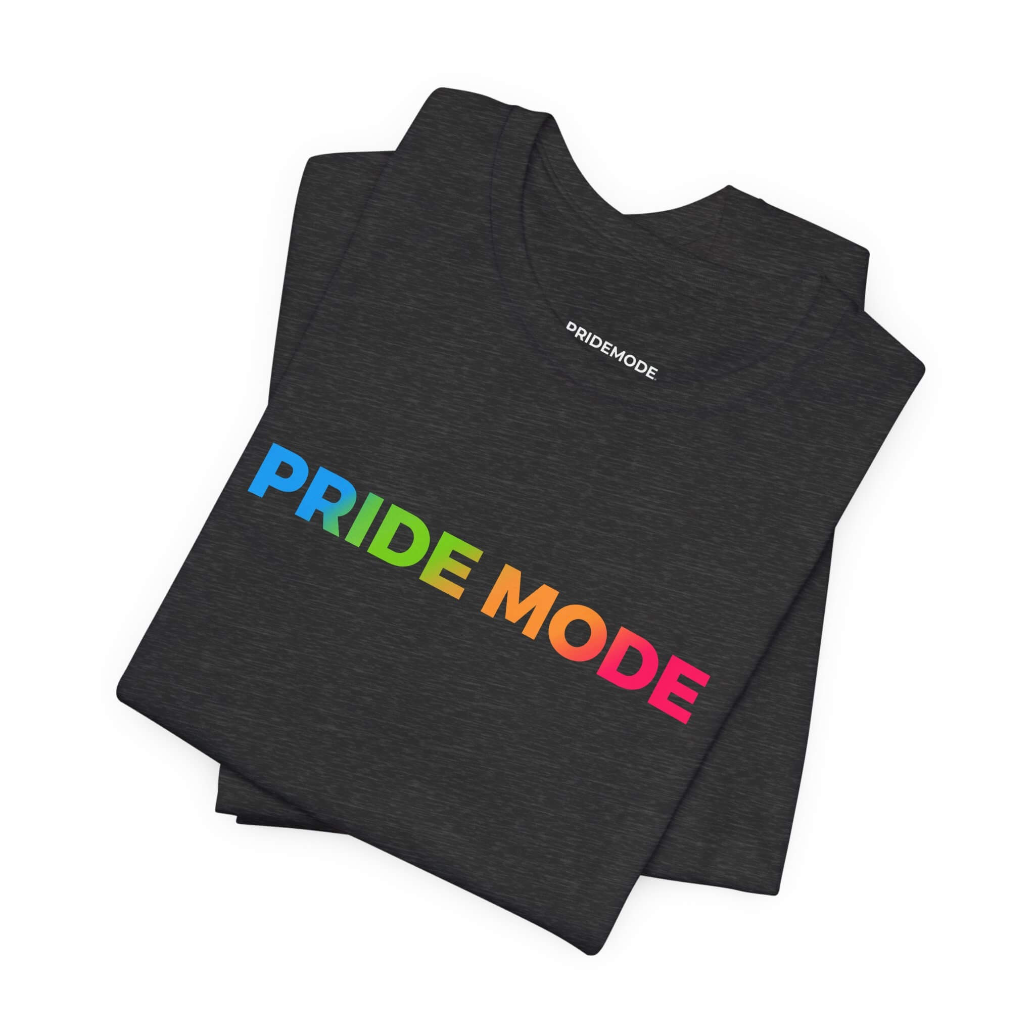 Panromantic Pride Mode Ombre Logo Tee