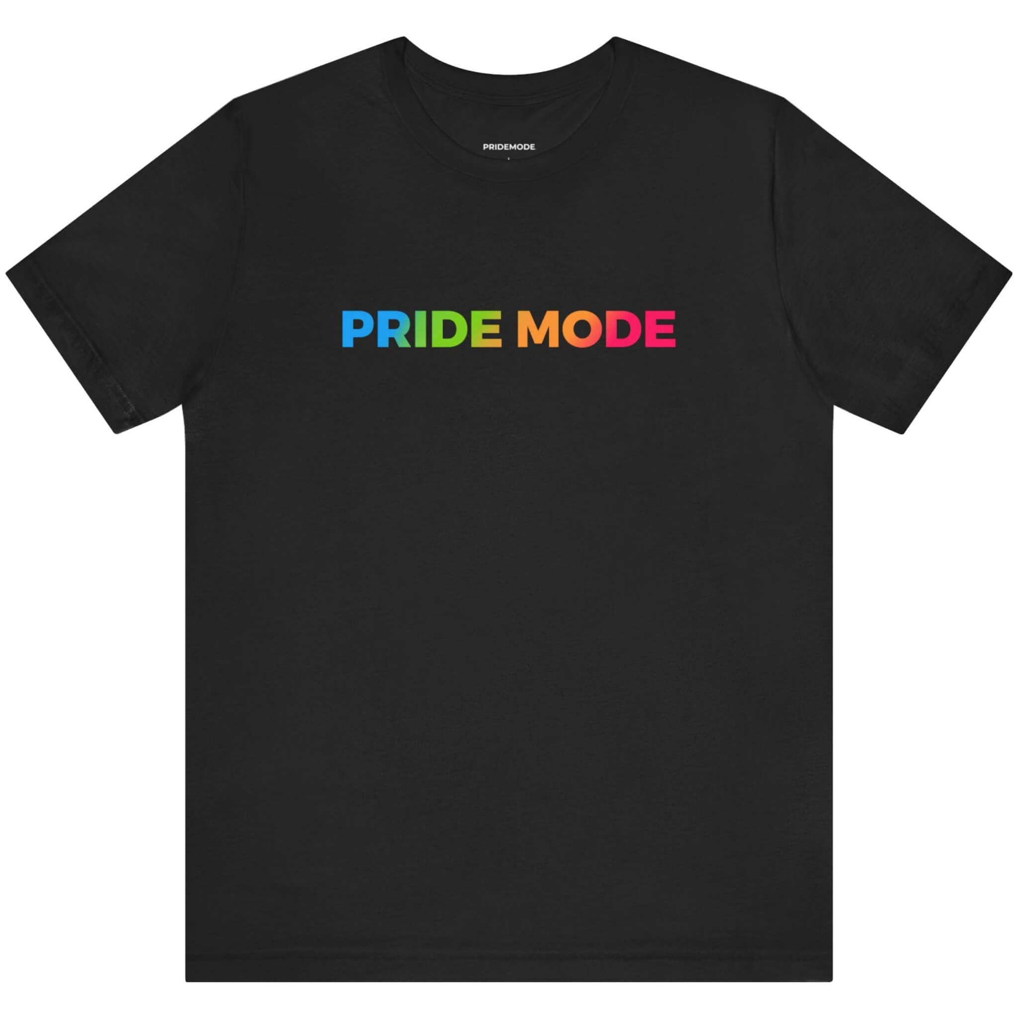 Panromantic Pride Mode Ombre Logo Tee