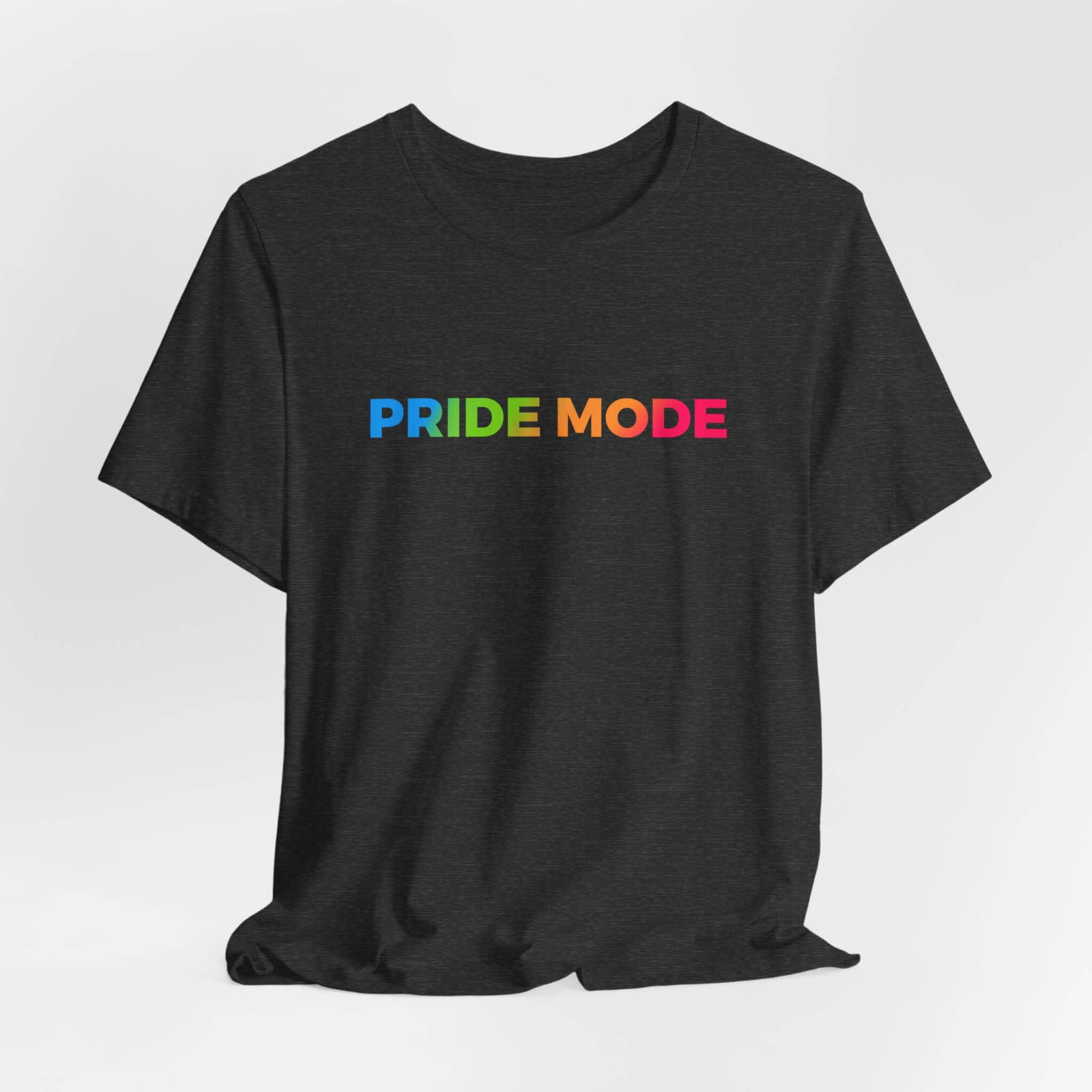 Panromantic Pride Mode Ombre Logo Tee