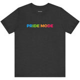 Panromantic Pride Mode Ombre Logo Tee