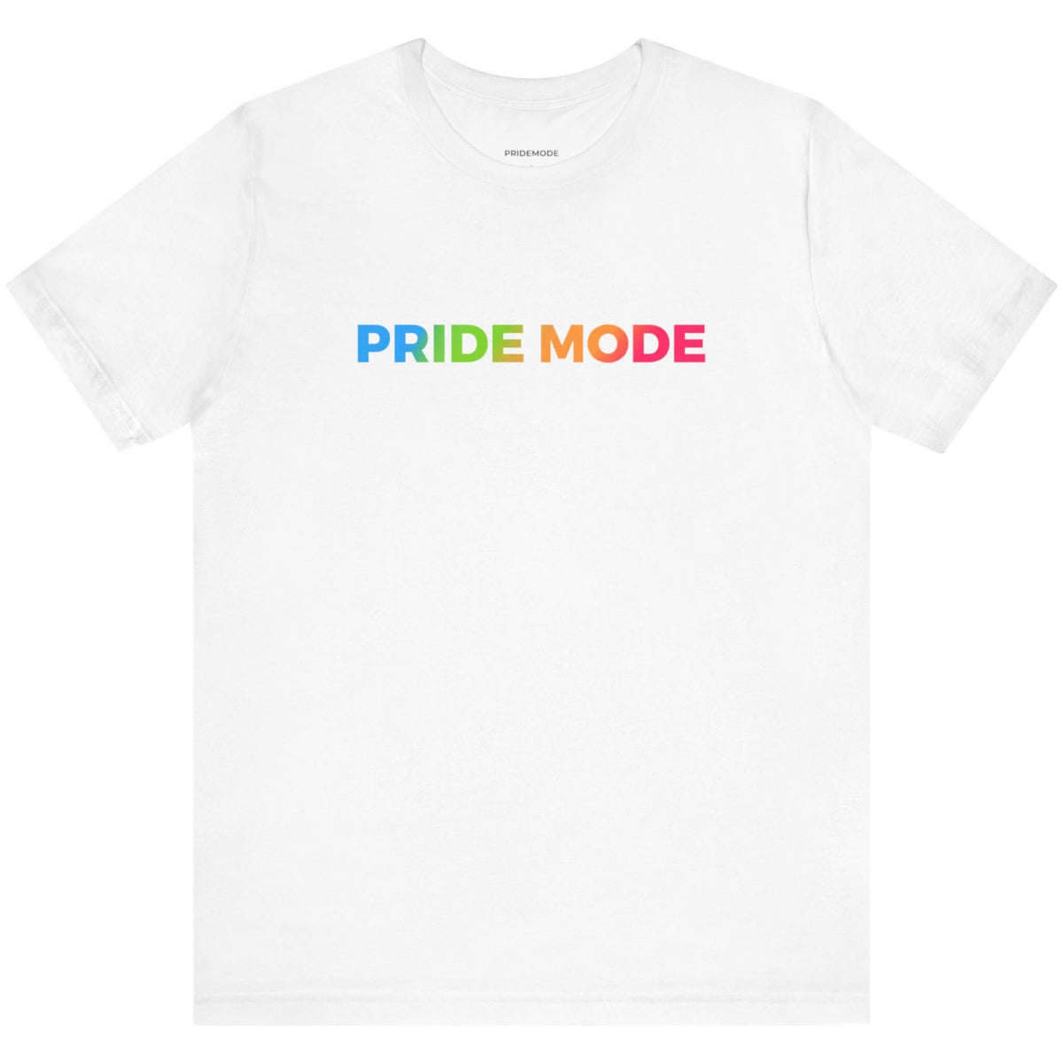 Panromantic Pride Mode Ombre Logo Tee