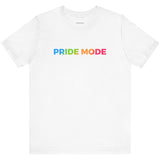 Panromantic Pride Mode Ombre Logo Tee