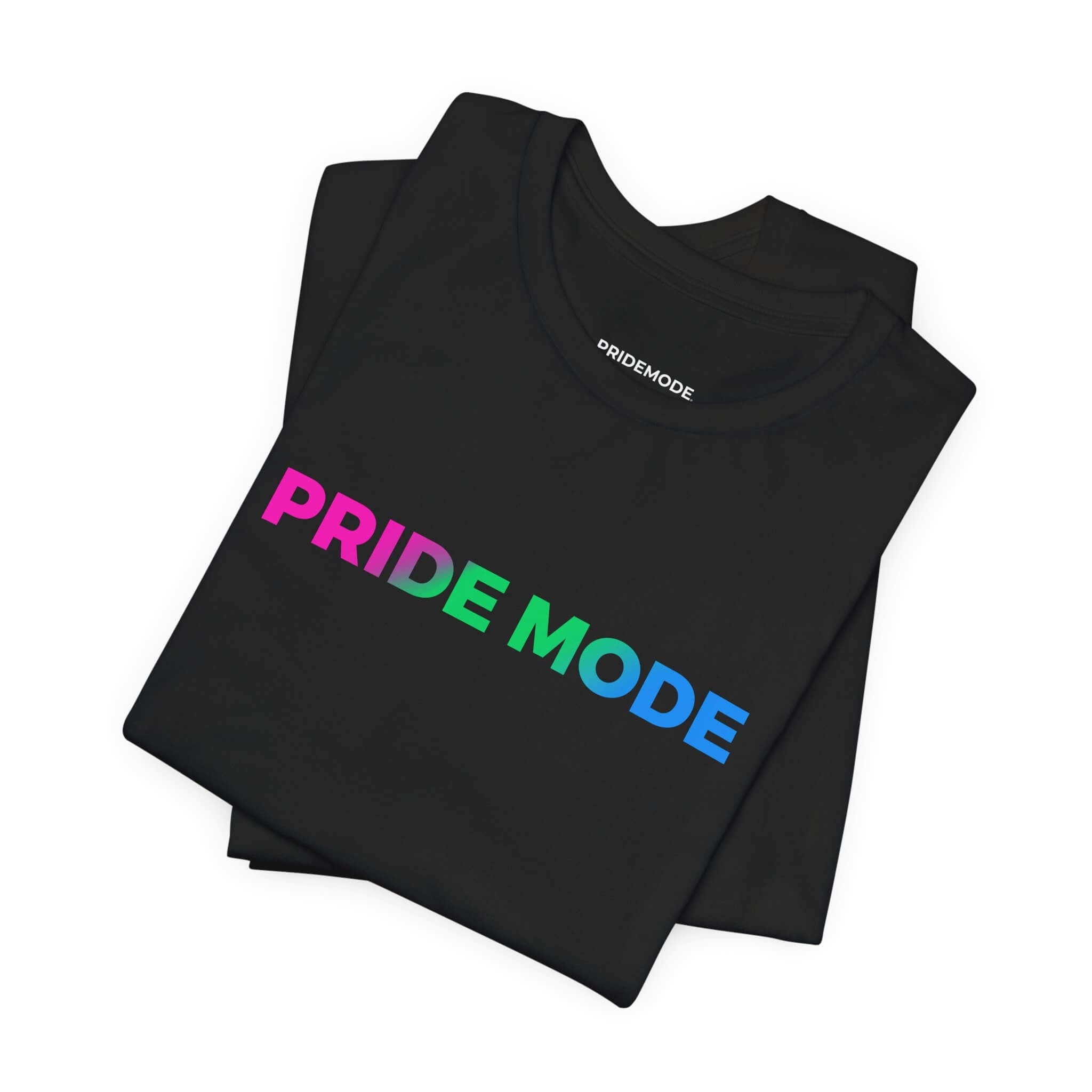 Polysexual Pride Mode Ombre Logo Tee