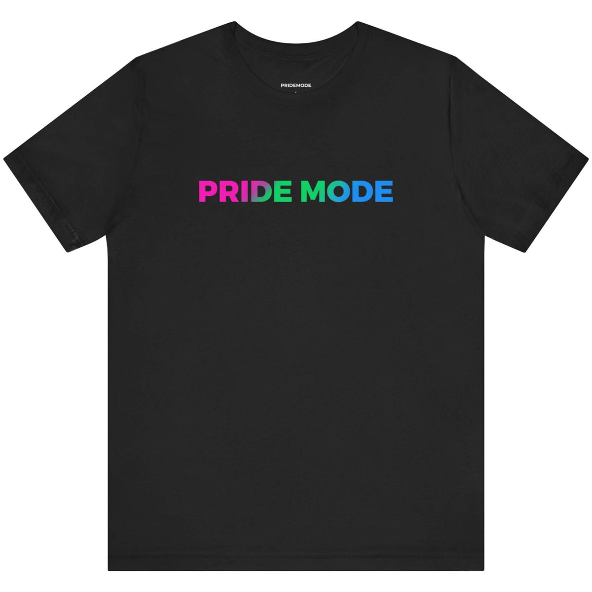 Polysexual Pride Mode Ombre Logo Tee