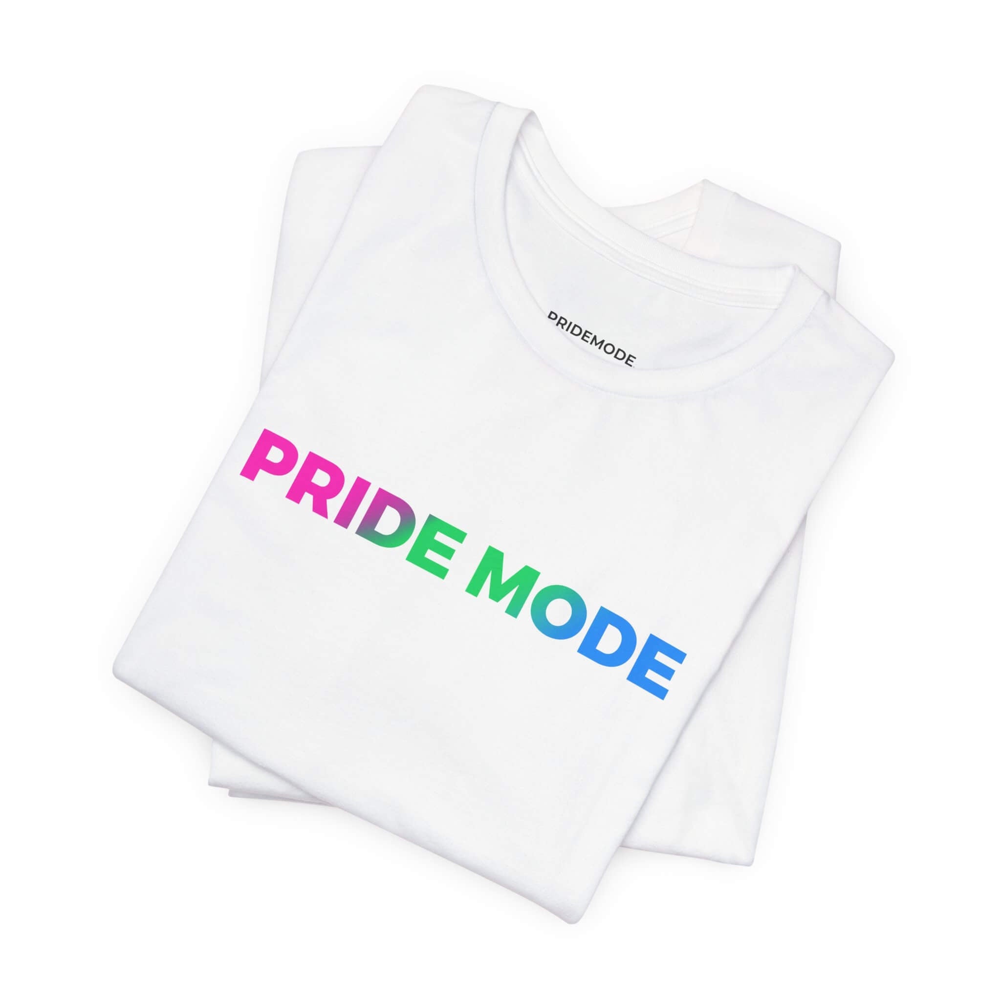 Polysexual Pride Mode Ombre Logo Tee