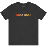 Butch Lesbian Pride Mode Ombre Logo Tee