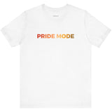 Butch Lesbian Pride Mode Ombre Logo Tee