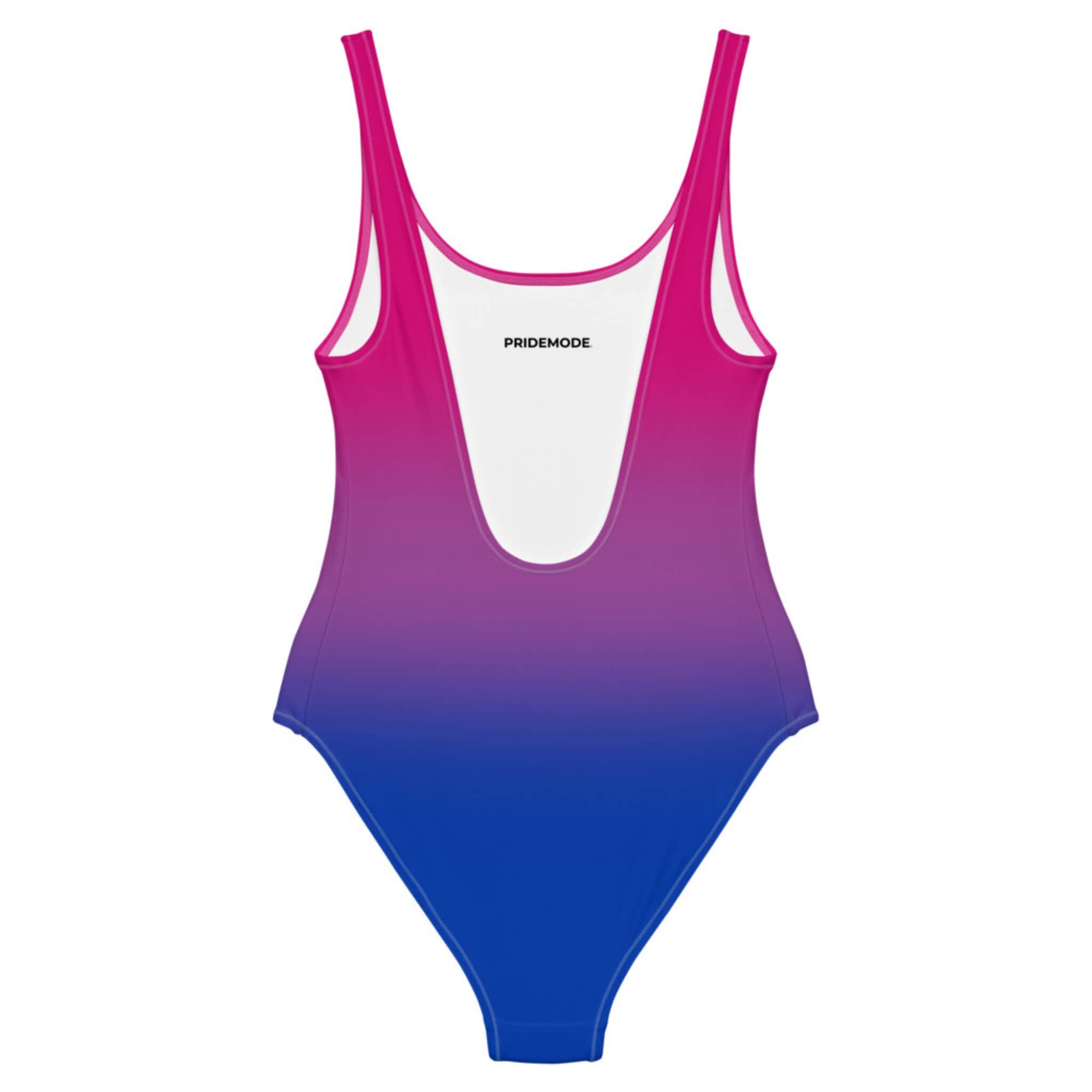 Bisexual Pride Ombre Open-back Swimsuit