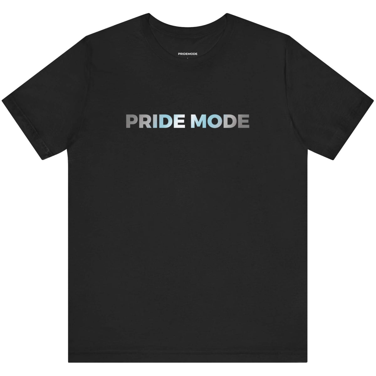 Demiboy Pride Mode Ombre Logo Tee