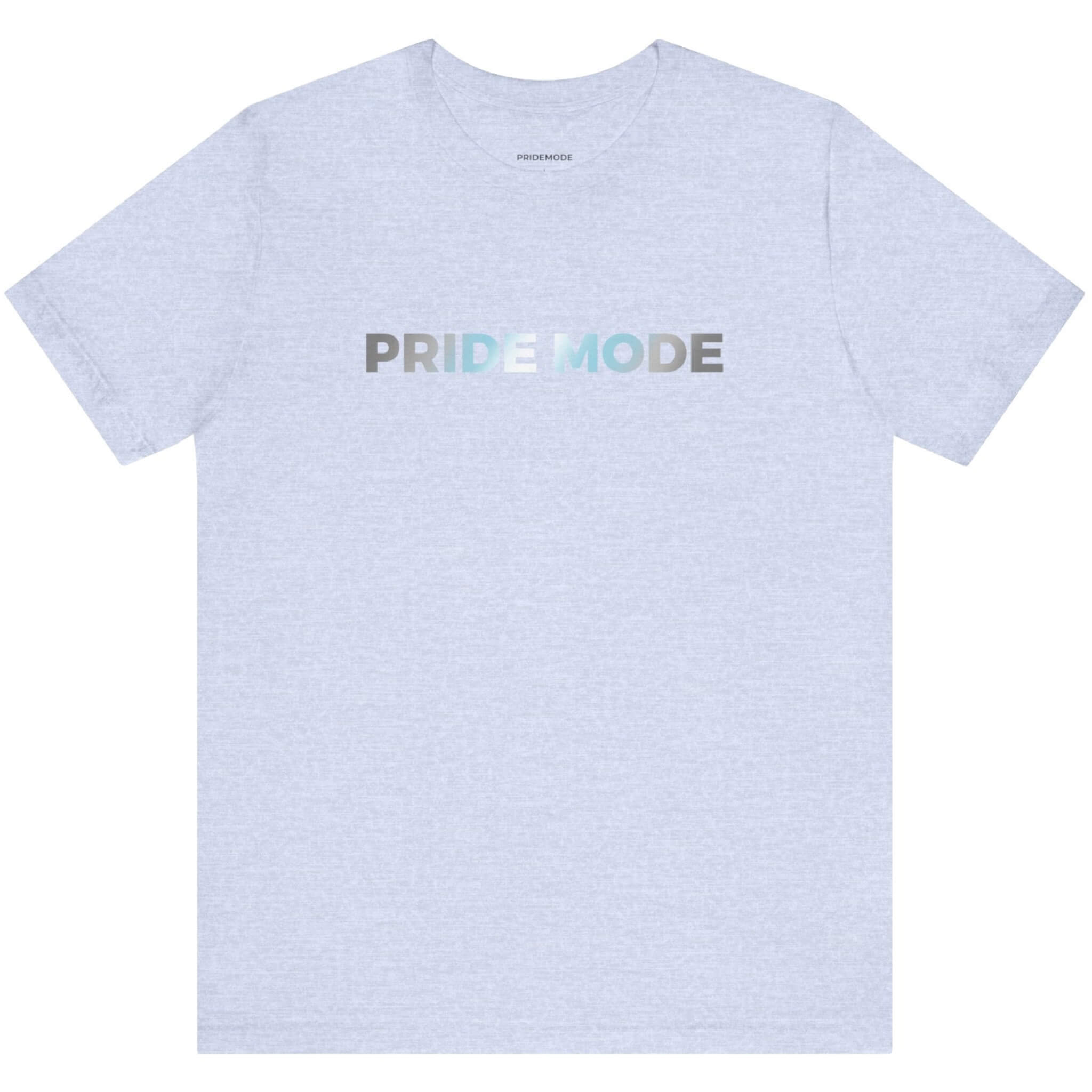 Demiboy Pride Mode Ombre Logo Tee