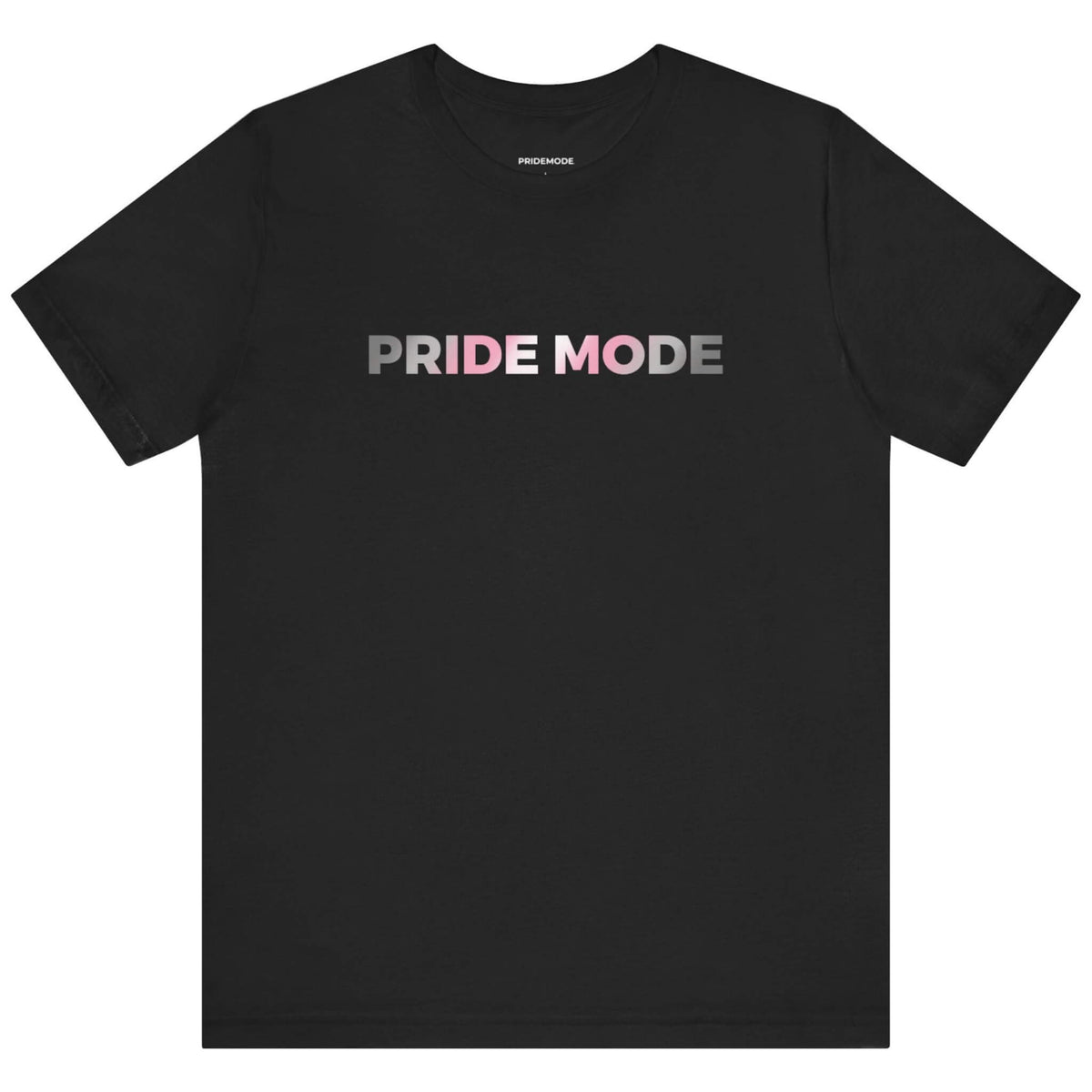 Demigirl Pride Mode Ombre Logo Tee