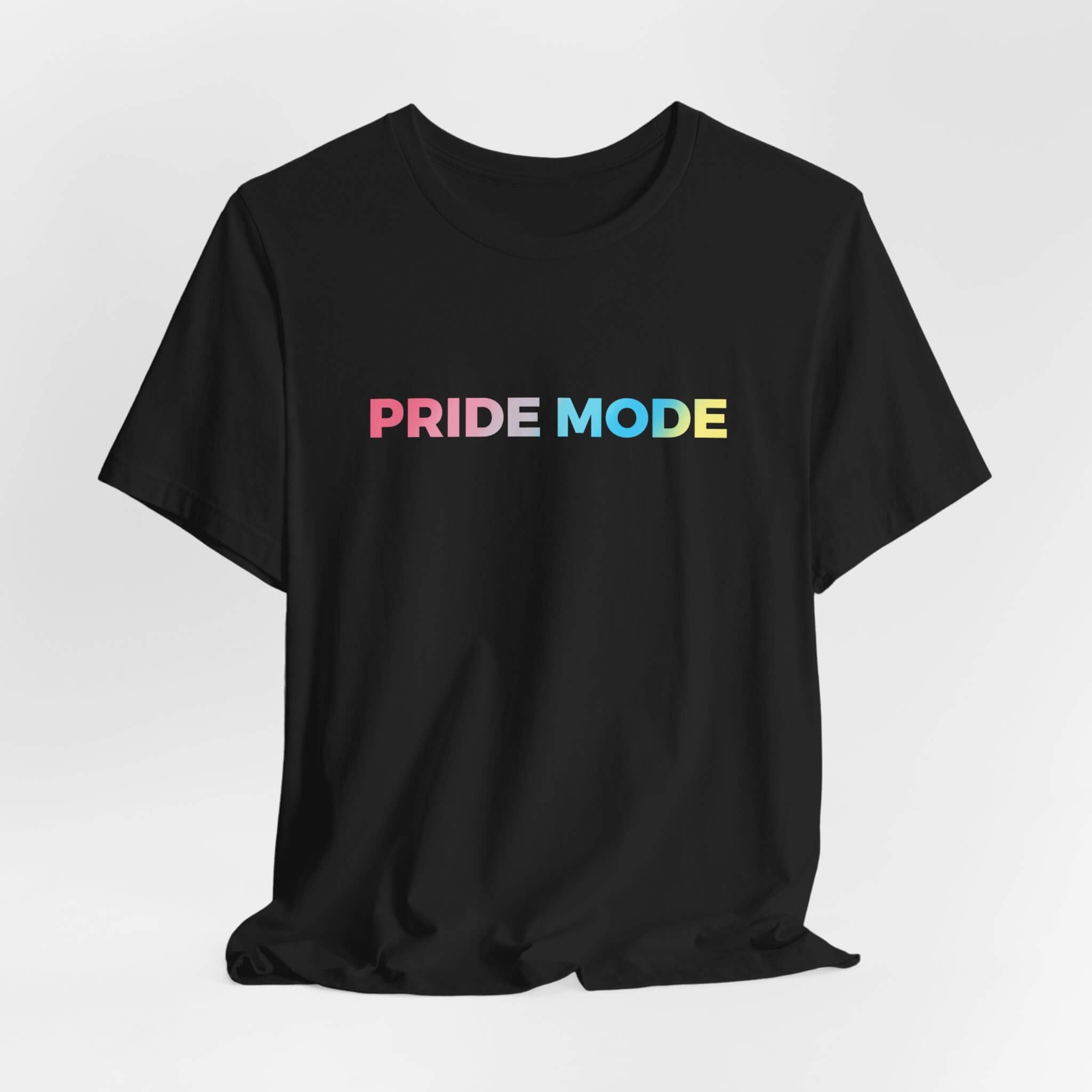 Genderflux Pride Mode Ombre Logo Tee