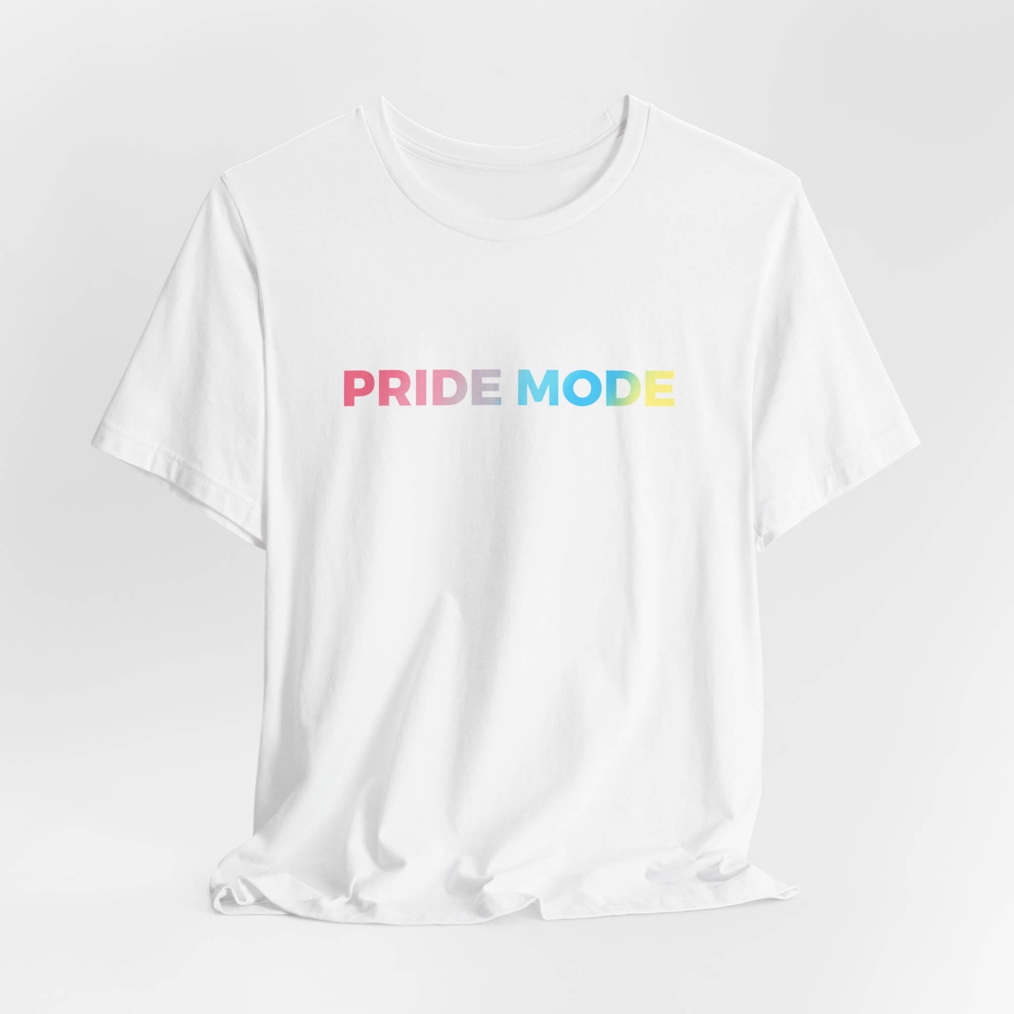 Genderflux Pride Mode Ombre Logo Tee