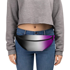 Asexual Pride Ombre Crossbody Belt Bag  PRIDE MODE