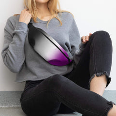 Asexual Pride Ombre Crossbody Belt Bag  PRIDE MODE