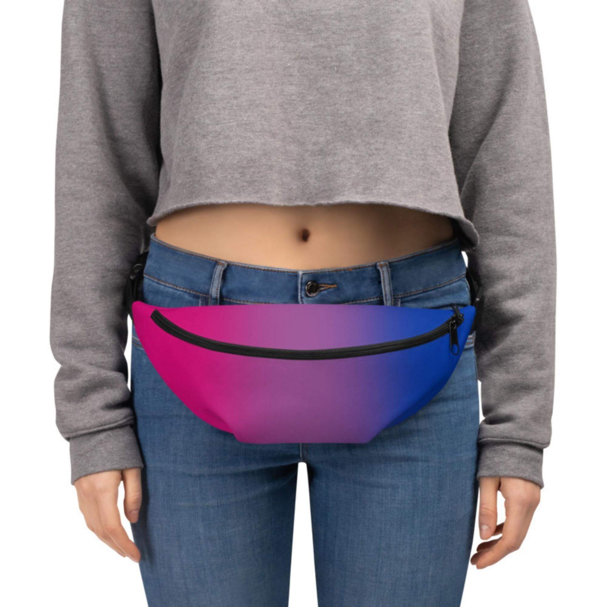Bisexual Pride Ombre Crossbody Belt Bag  PRIDE MODE