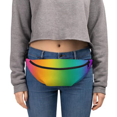 Bright Rainbow Pride Ombre Crossbody Belt Bag  PRIDE MODE