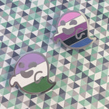 Genderqueer Pride Ghost Enamel Pin Pin PRIDE MODE