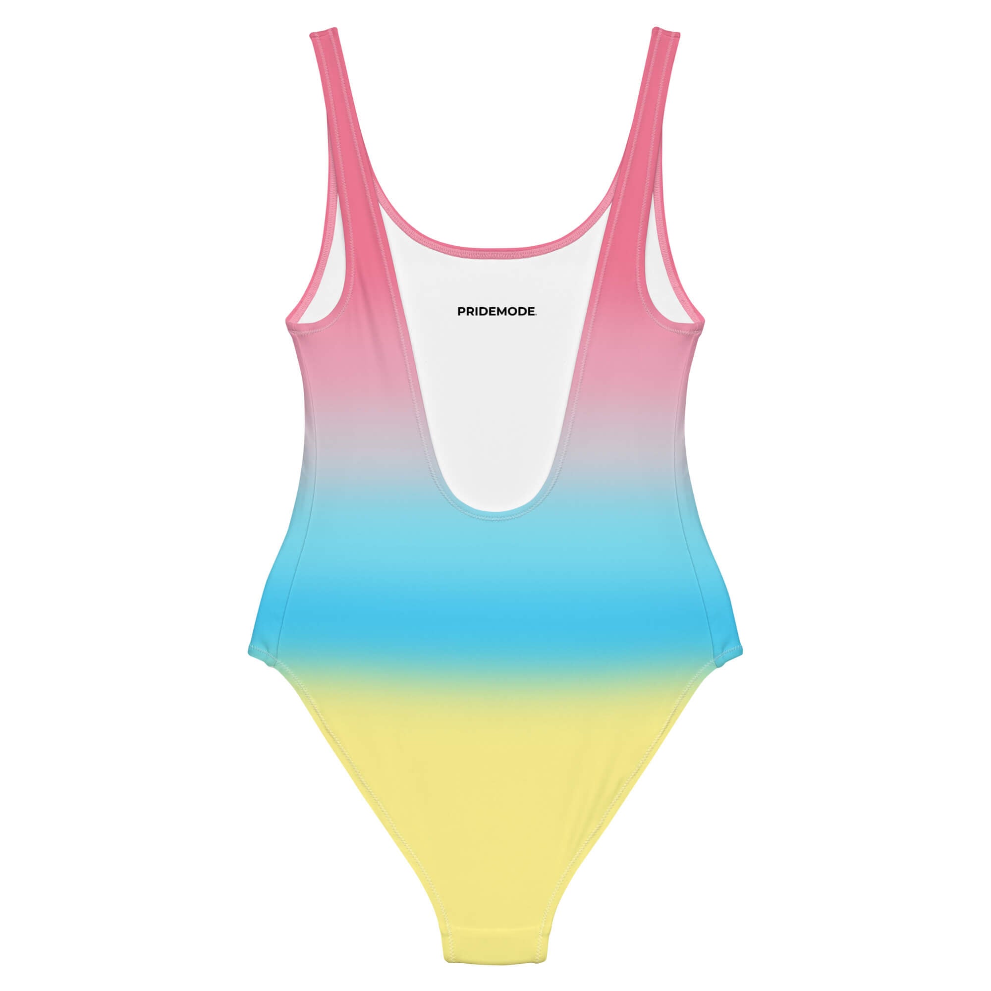 Genderflux Pride Ombre Open-back Swimsuit