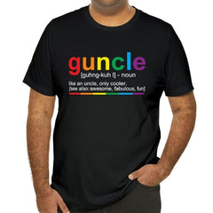 Guncle (Gay Uncle) Tee Tees PRIDE MODE