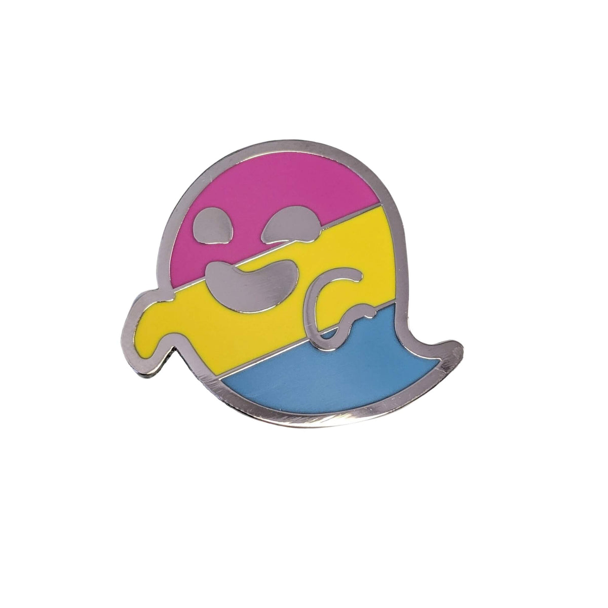 Pansexual Pride Ghost Enamel Pin Pin PRIDE MODE