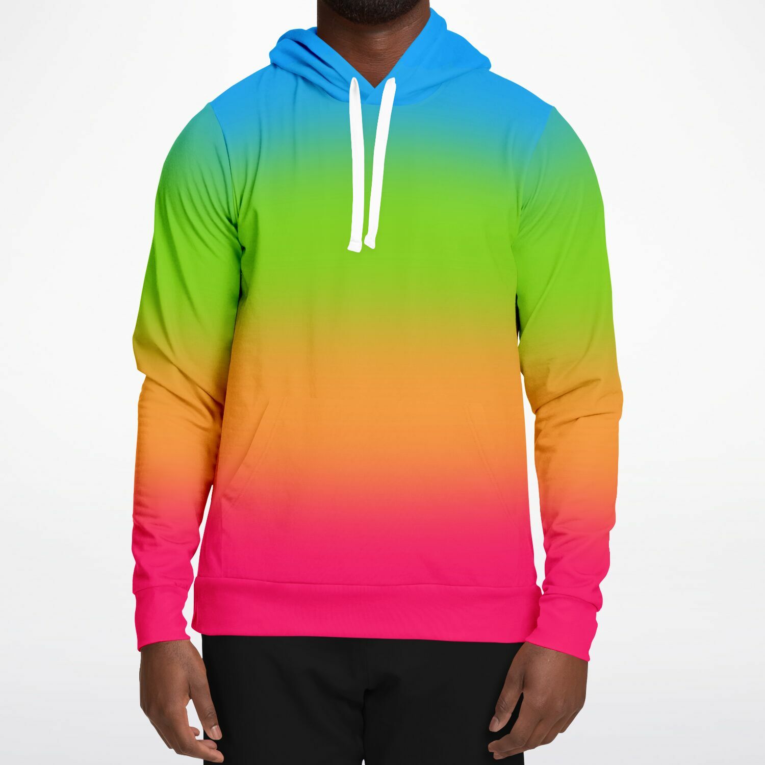 Panromantic Pride Ombre Pullover Hoodie