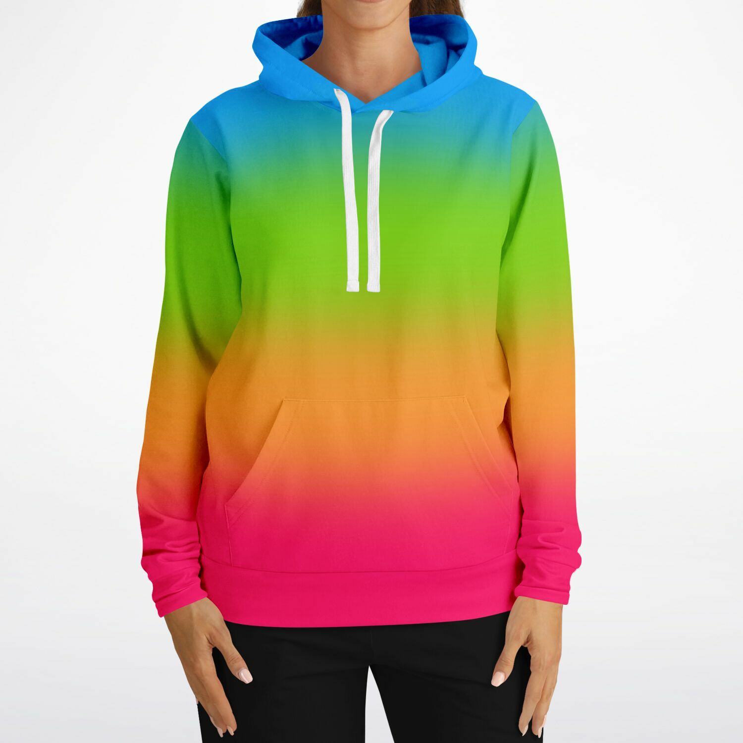 Panromantic Pride Ombre Pullover Hoodie