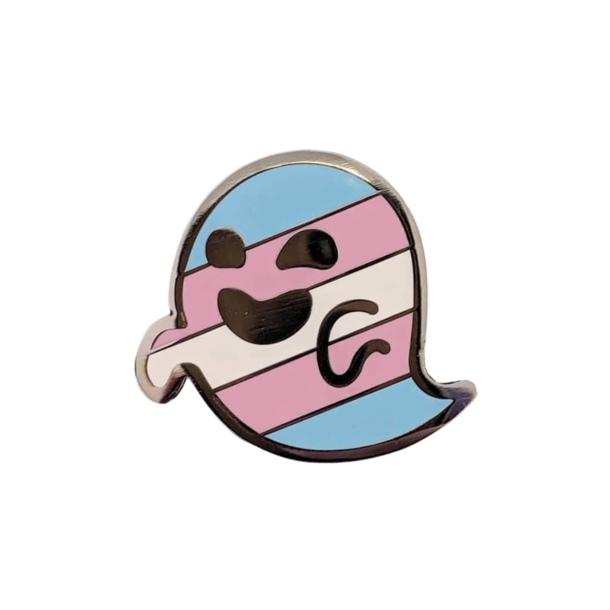 Transgender Pride Ghost Enamel Pin Pin PRIDE MODE