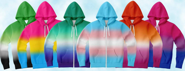 New Ombre Pride Pullover & Full-Zip Hoodies | PRIDEMODE.com