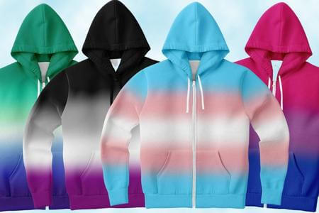 New Ombre Pride Pullover & Full-Zip Hoodies | PRIDEMODE.com