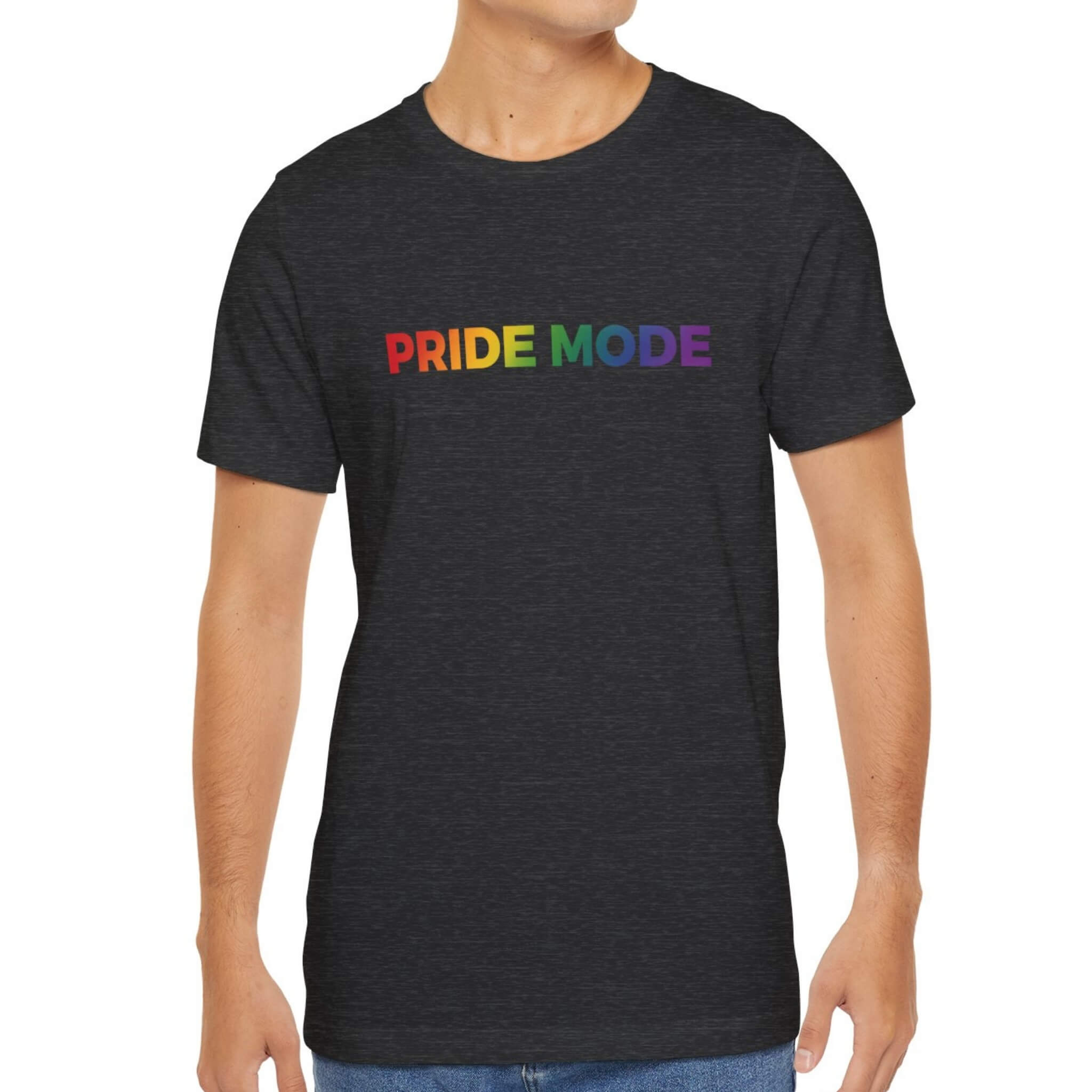 Pride Mode Rainbow Ombre Logo Tee