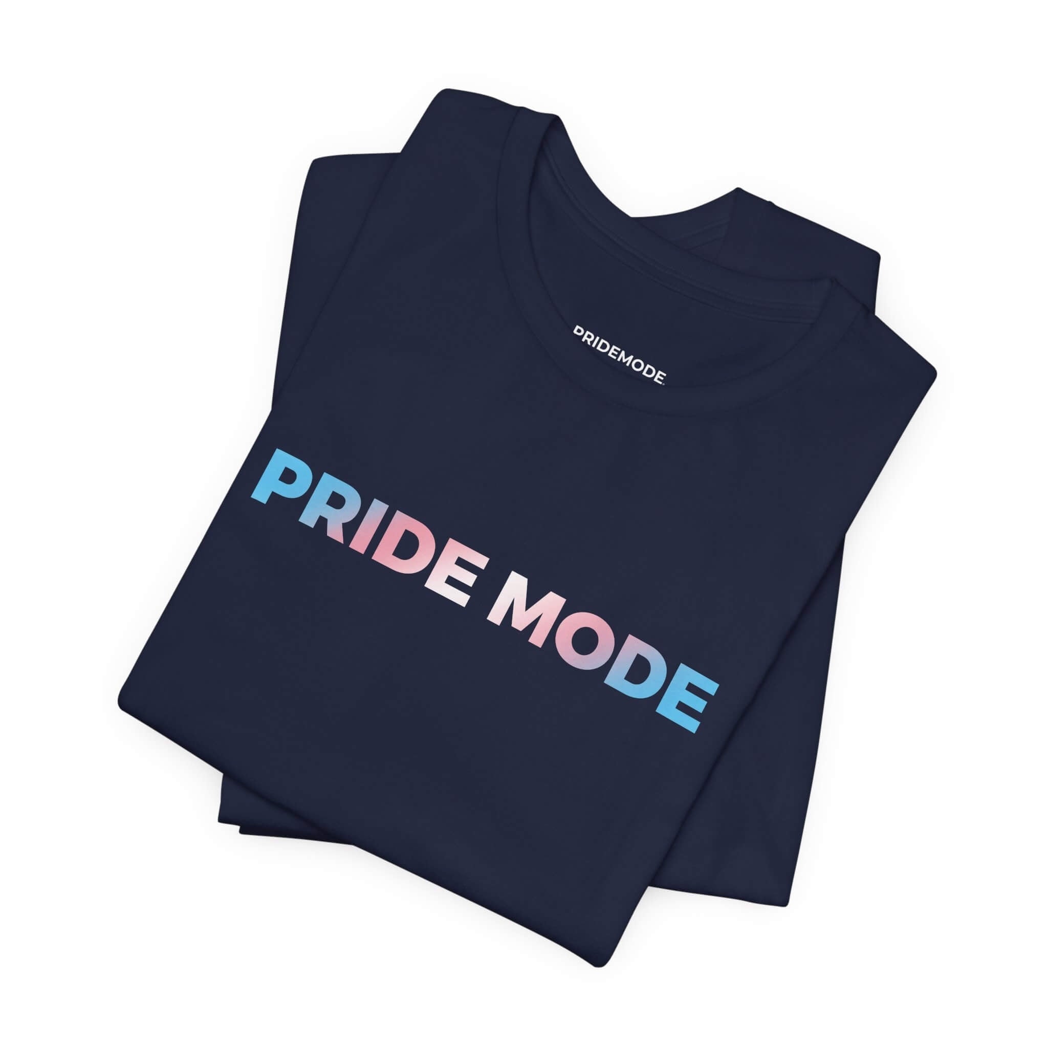 Transgender Pride Mode Ombre Logo Tee