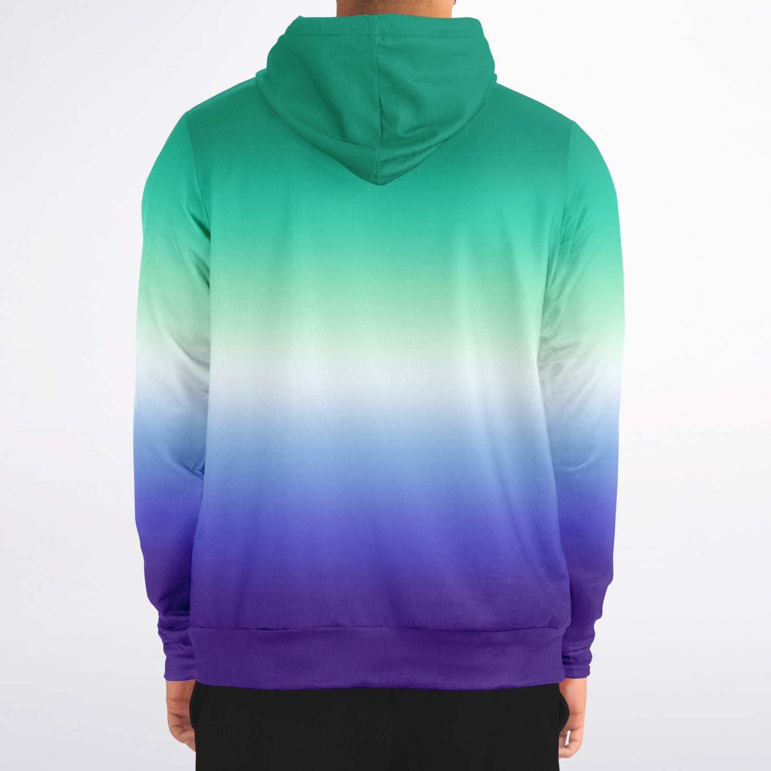 Gay MLM Vincian Pride Ombre Full-Zip Hoodie