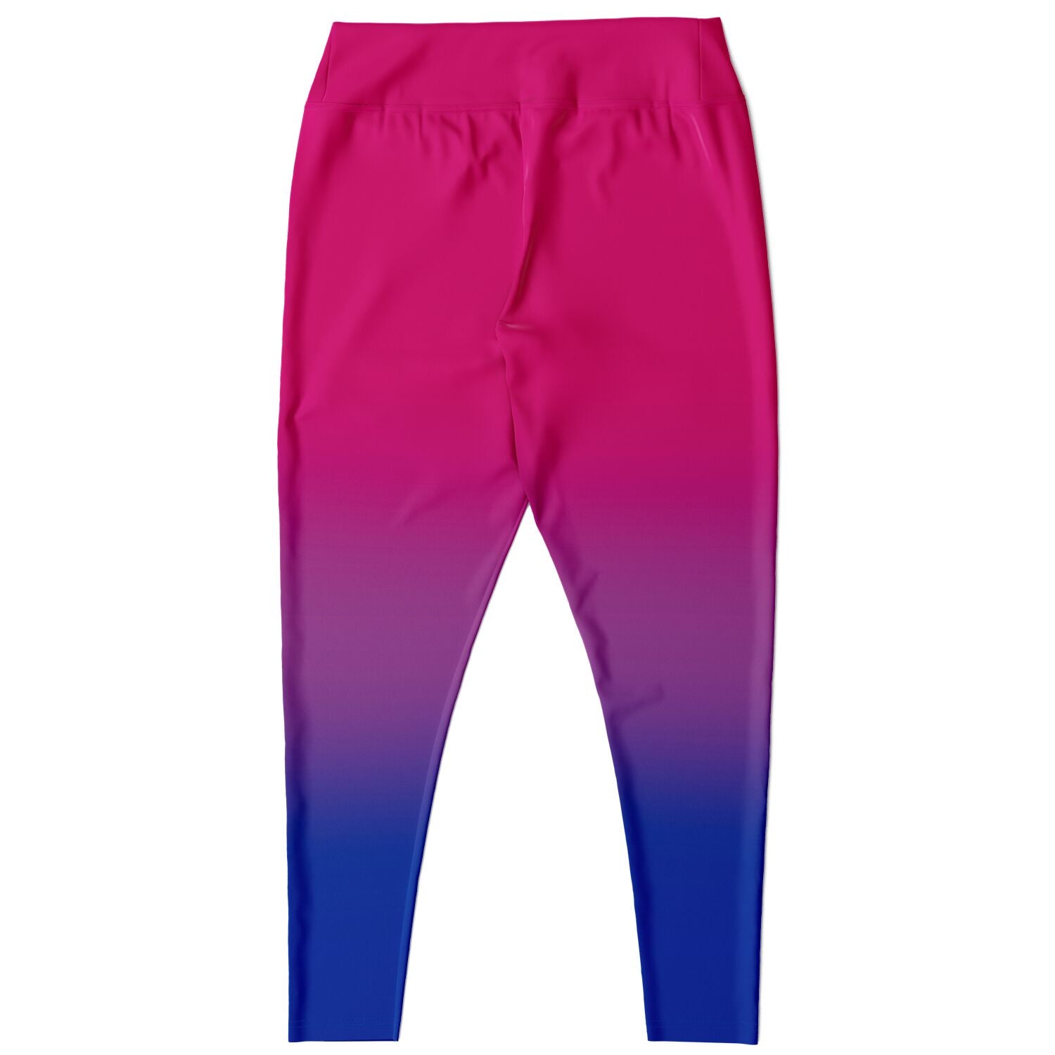 Bisexual Pride Ombre High-Waist Plus Leggings