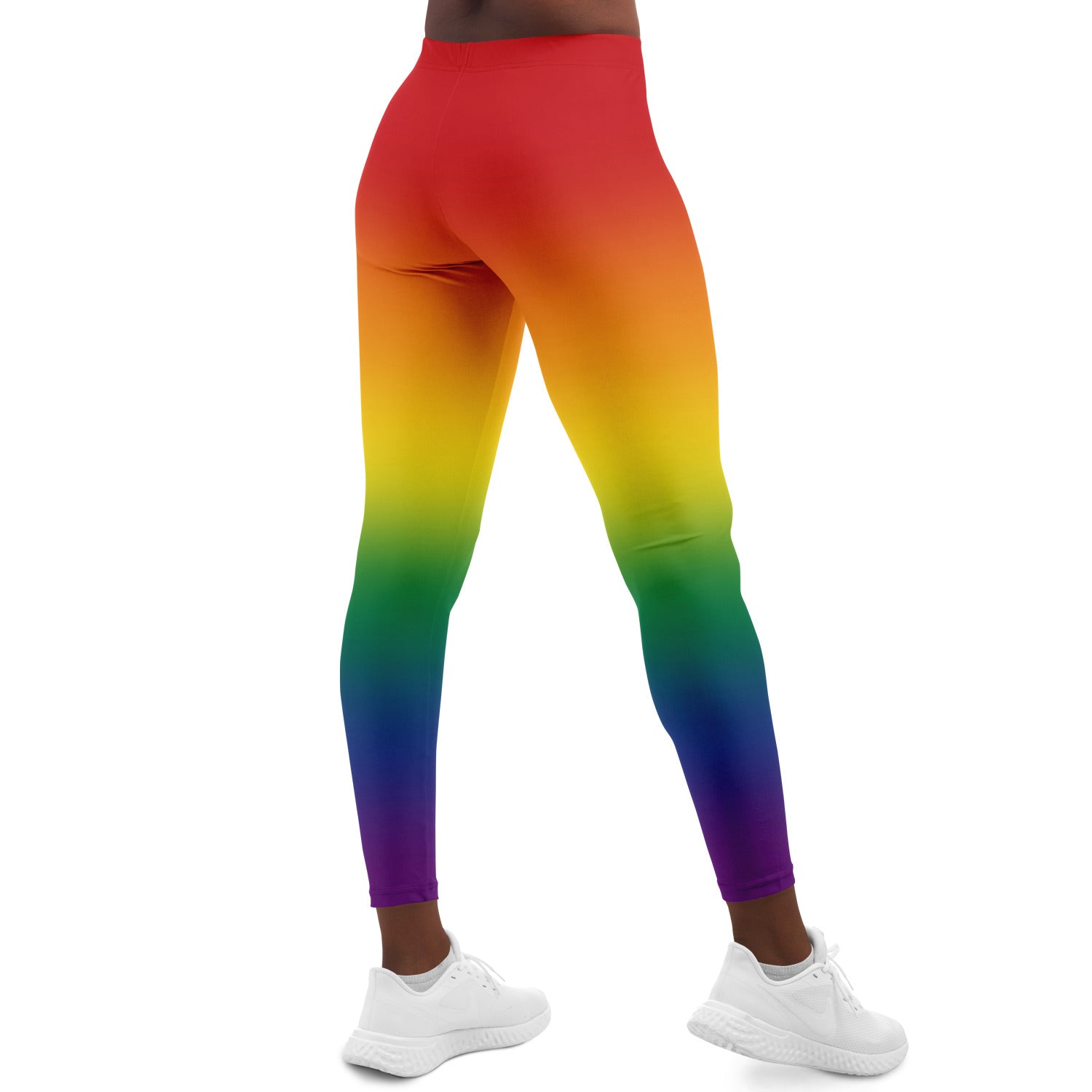 Rainbow Ombre Pride Leggings Leggings - AOP PRIDE MODE