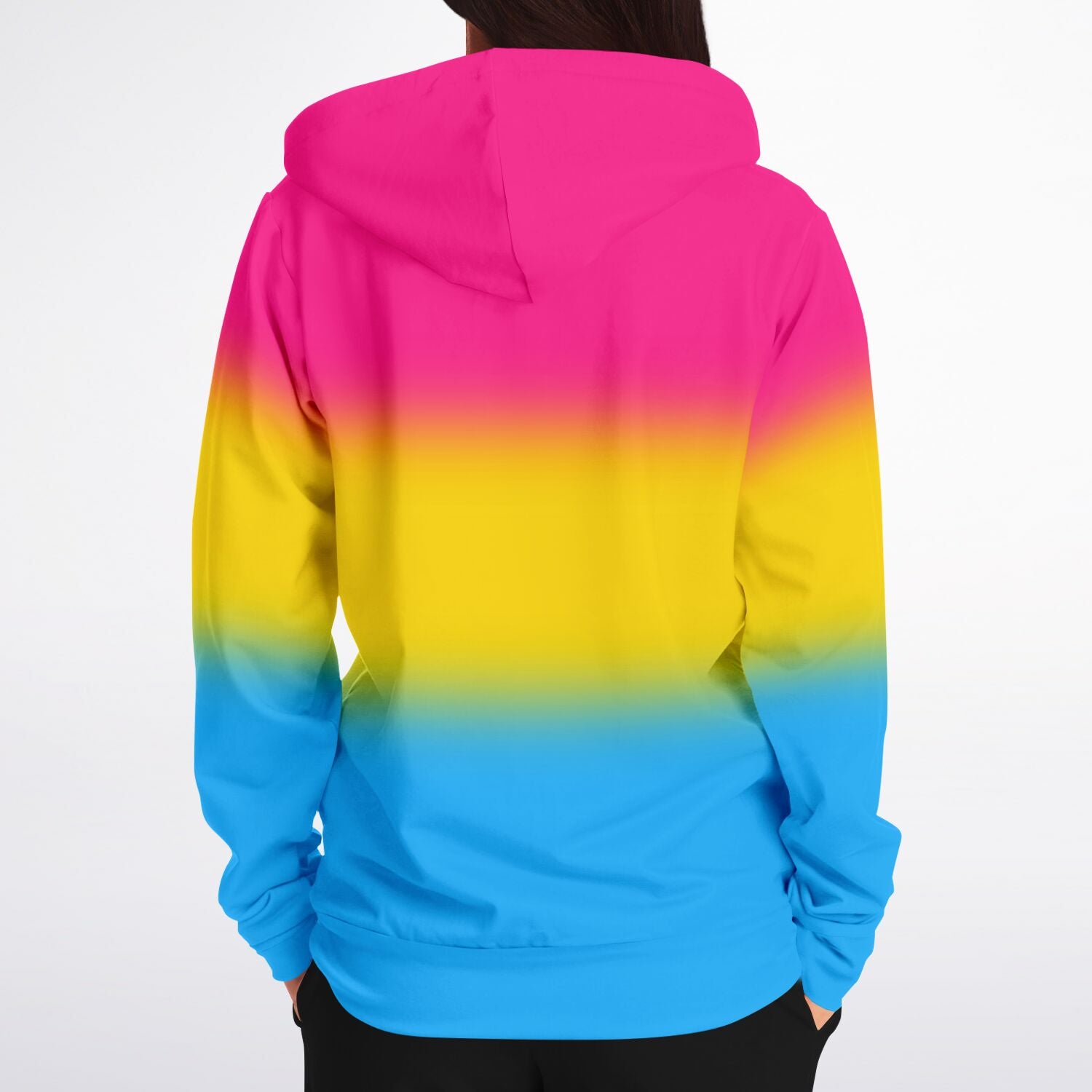 Pansexual Pride Ombre Full-Zip Hoodie