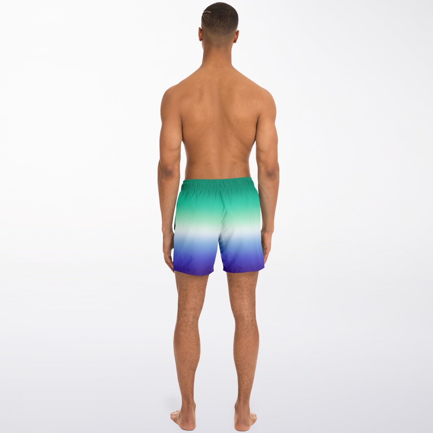 Gay MLM Vincian Pride Ombre Swim Shorts