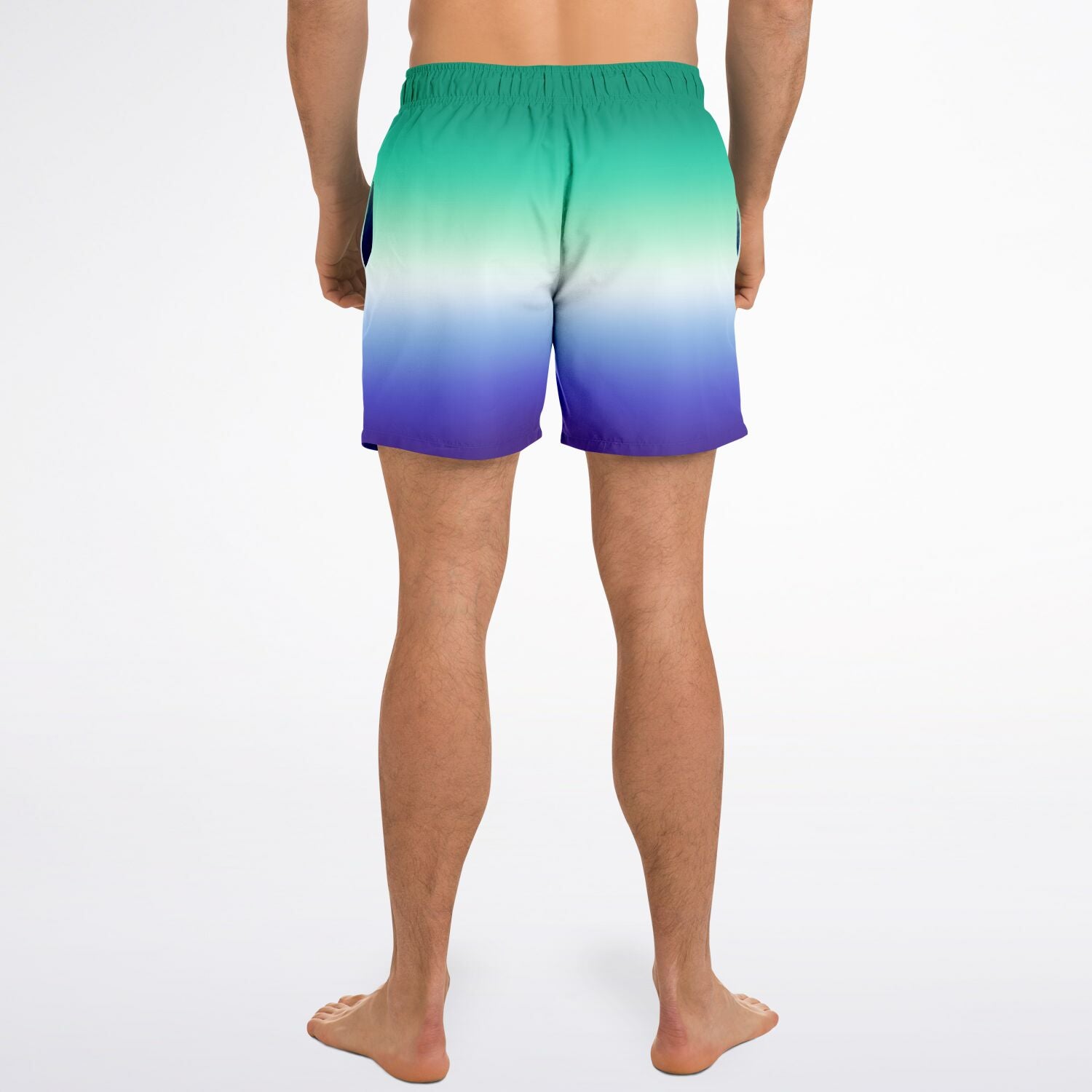 Gay MLM Vincian Pride Ombre Swim Shorts