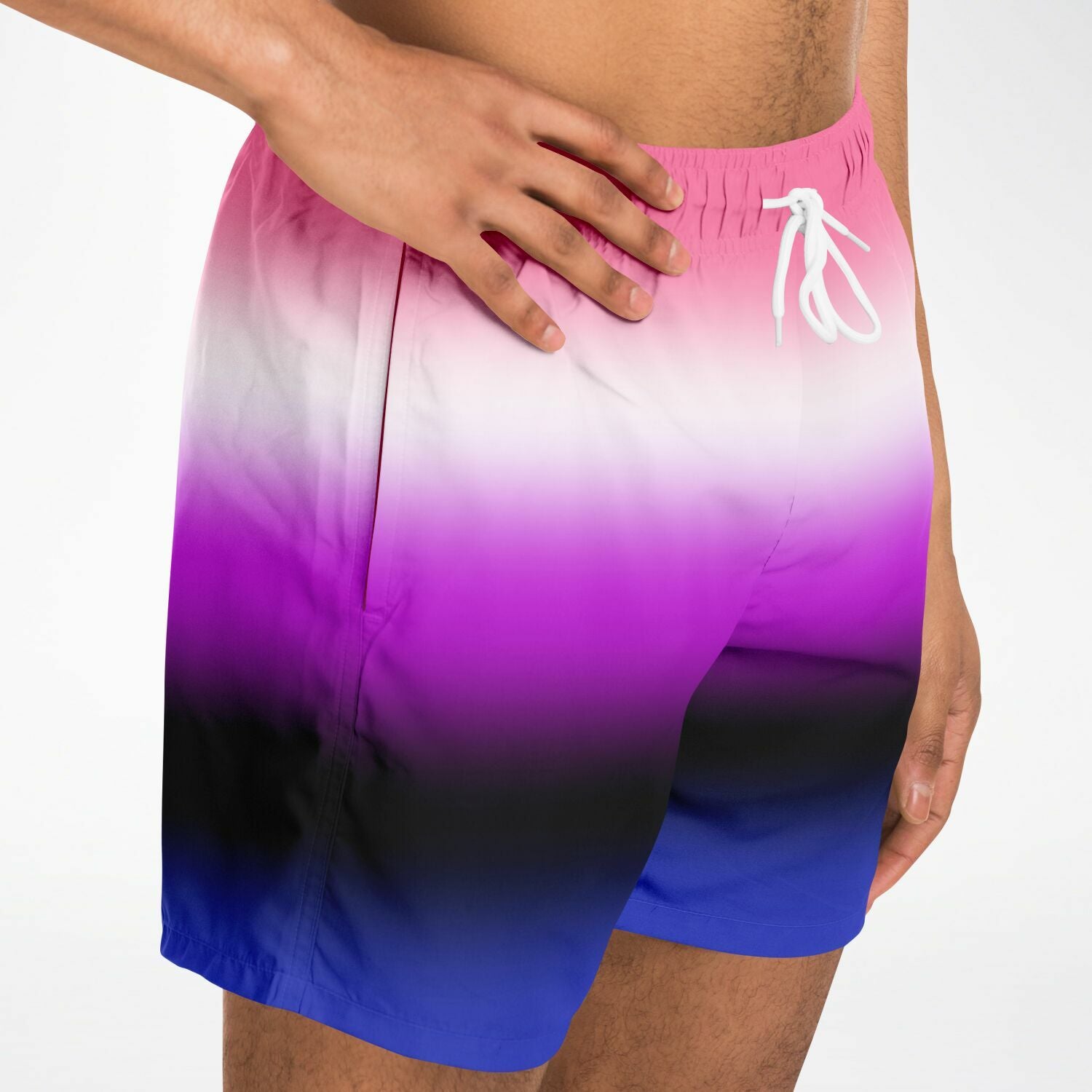 Genderfluid Pride Ombre Swim Shorts