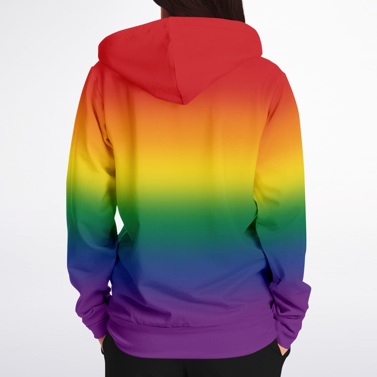Rainbow Ombre Pride Full-Zip Hoodie