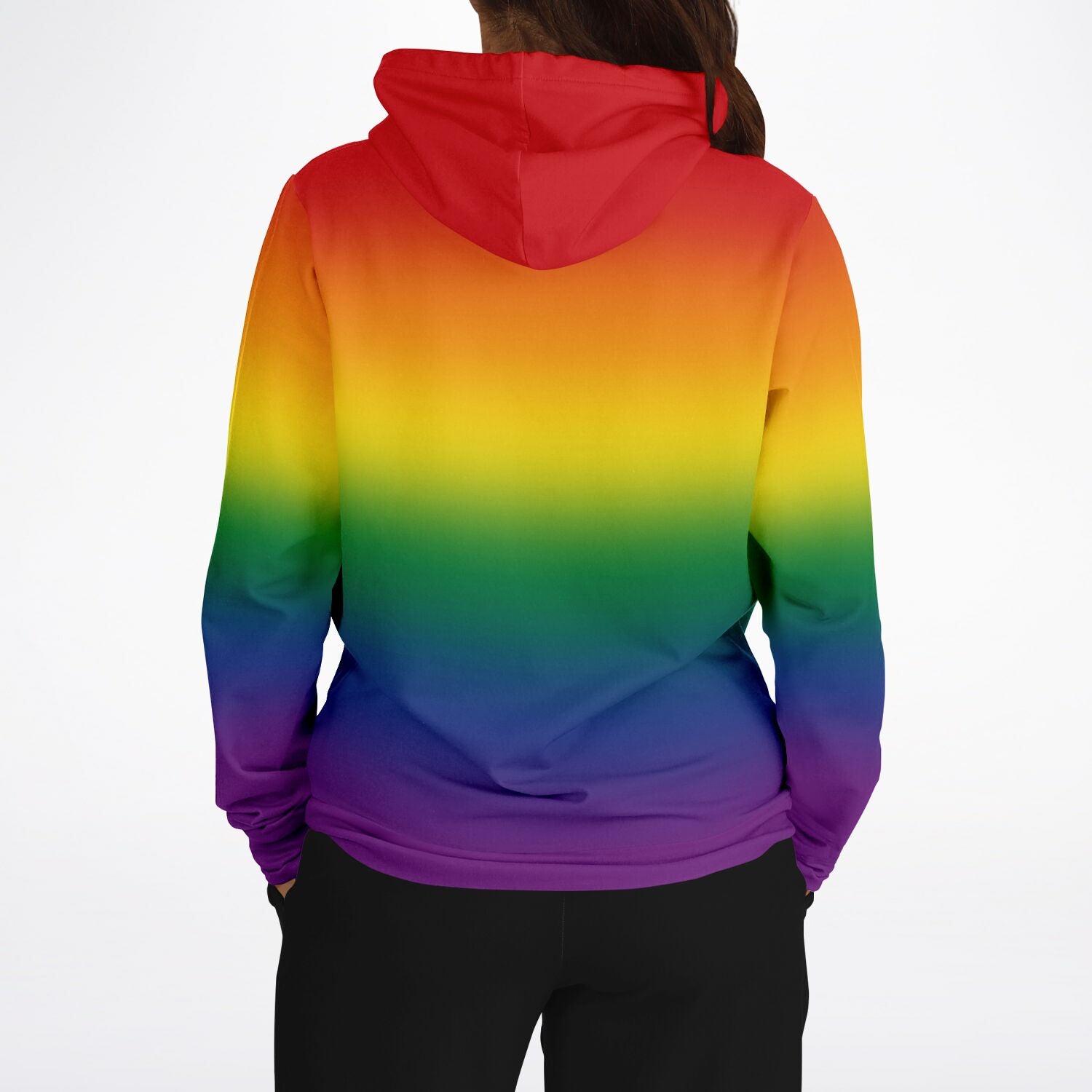 Rainbow Ombre Pride Pullover Hoodie