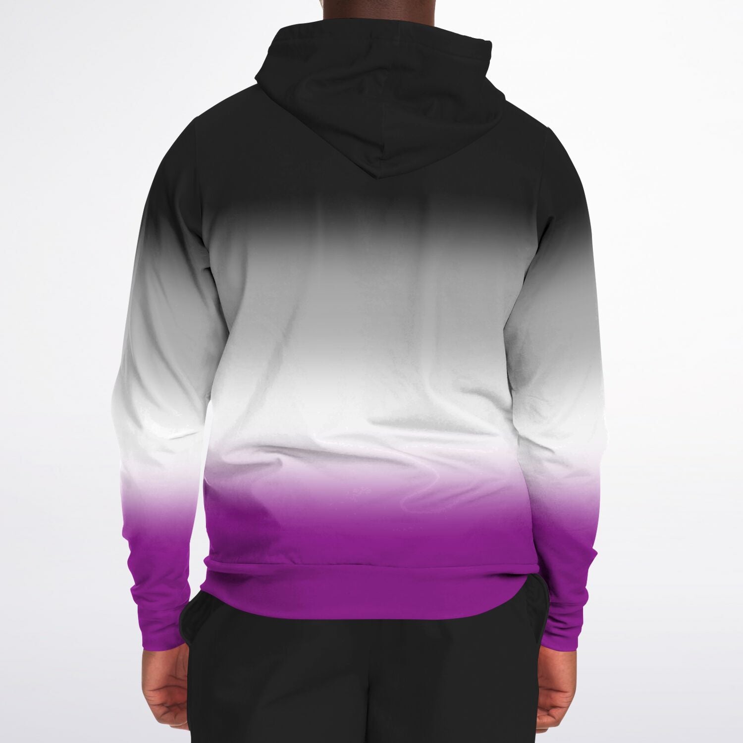 Asexual Pride Ombre Full-Zip Hoodie