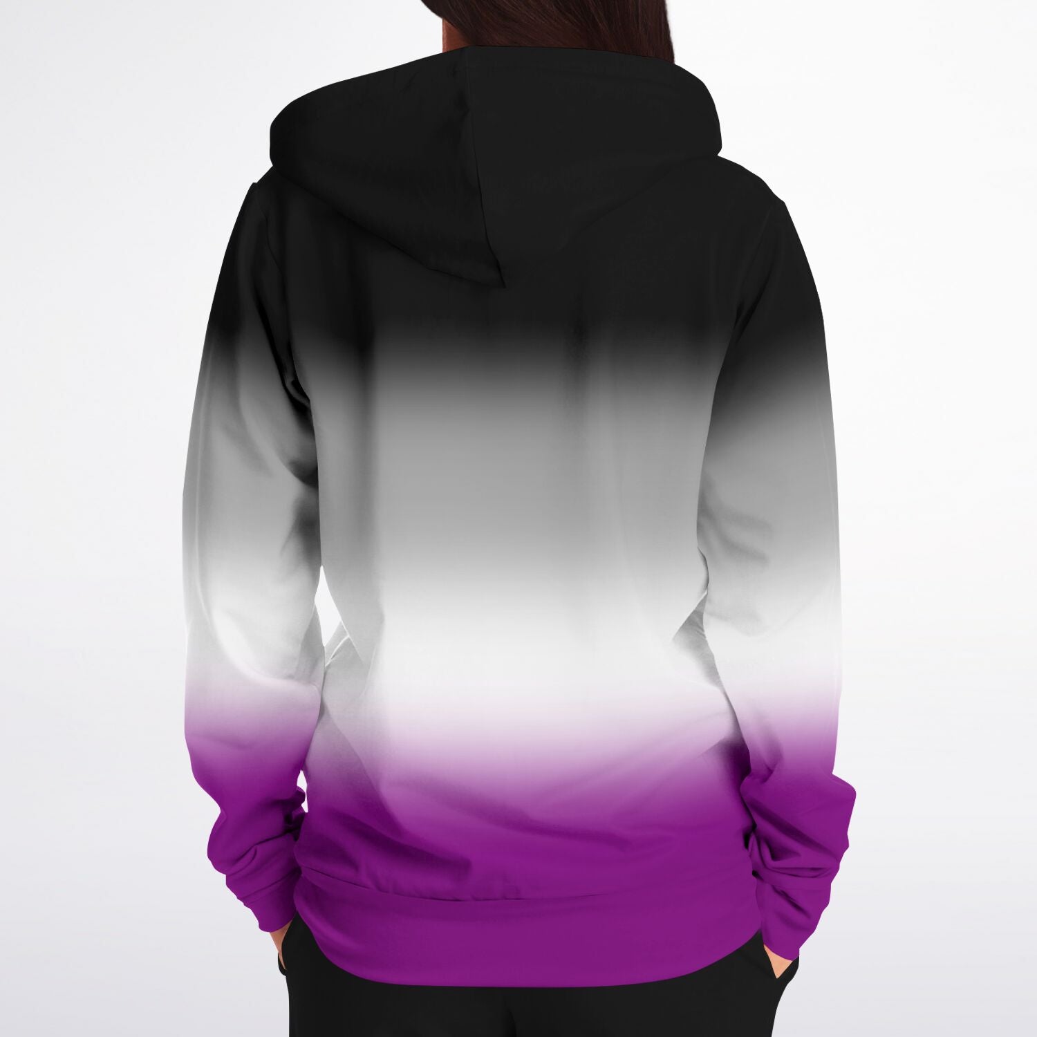 Asexual Pride Ombre Full-Zip Hoodie