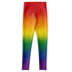 Rainbow Ombre Pride Leggings Leggings - AOP PRIDE MODE