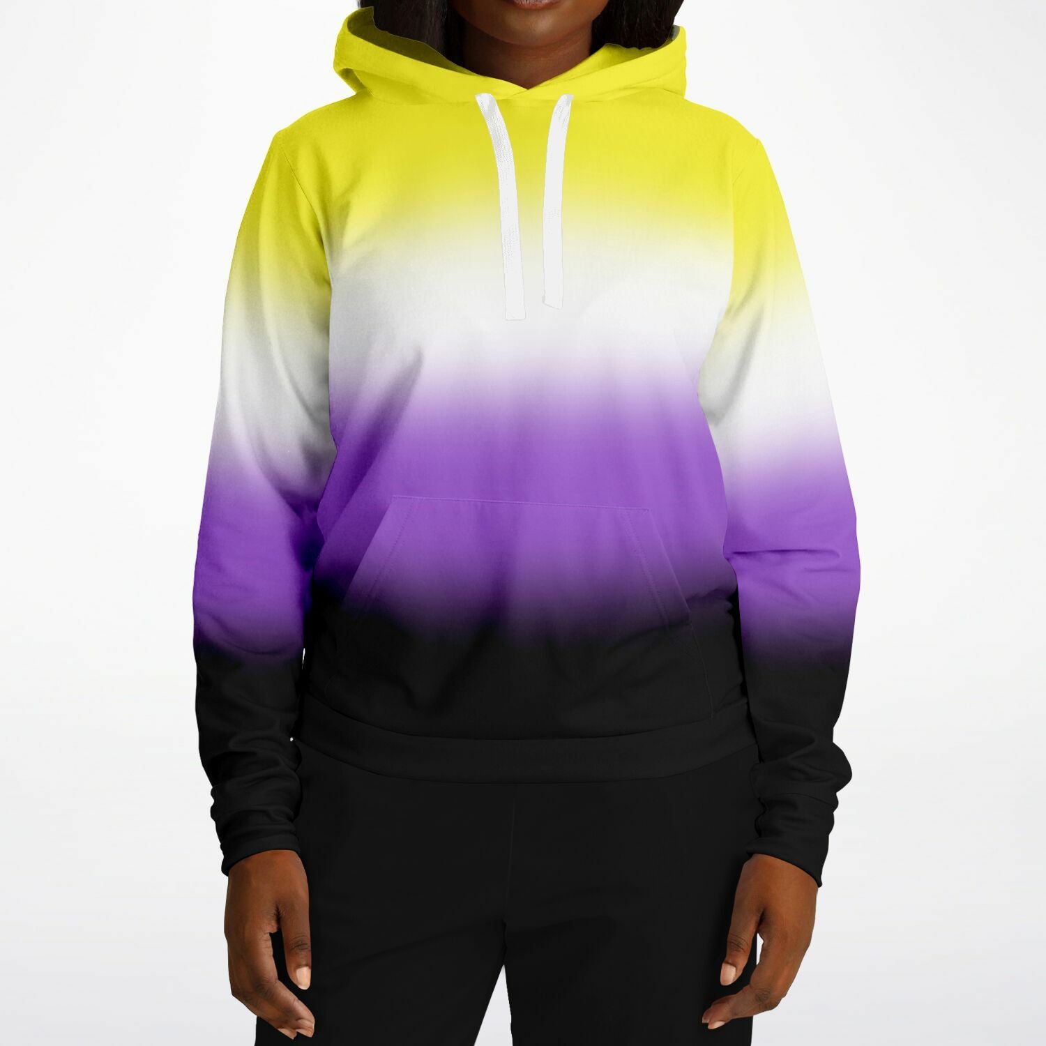 Non-binary Pride Ombre Pullover Hoodie