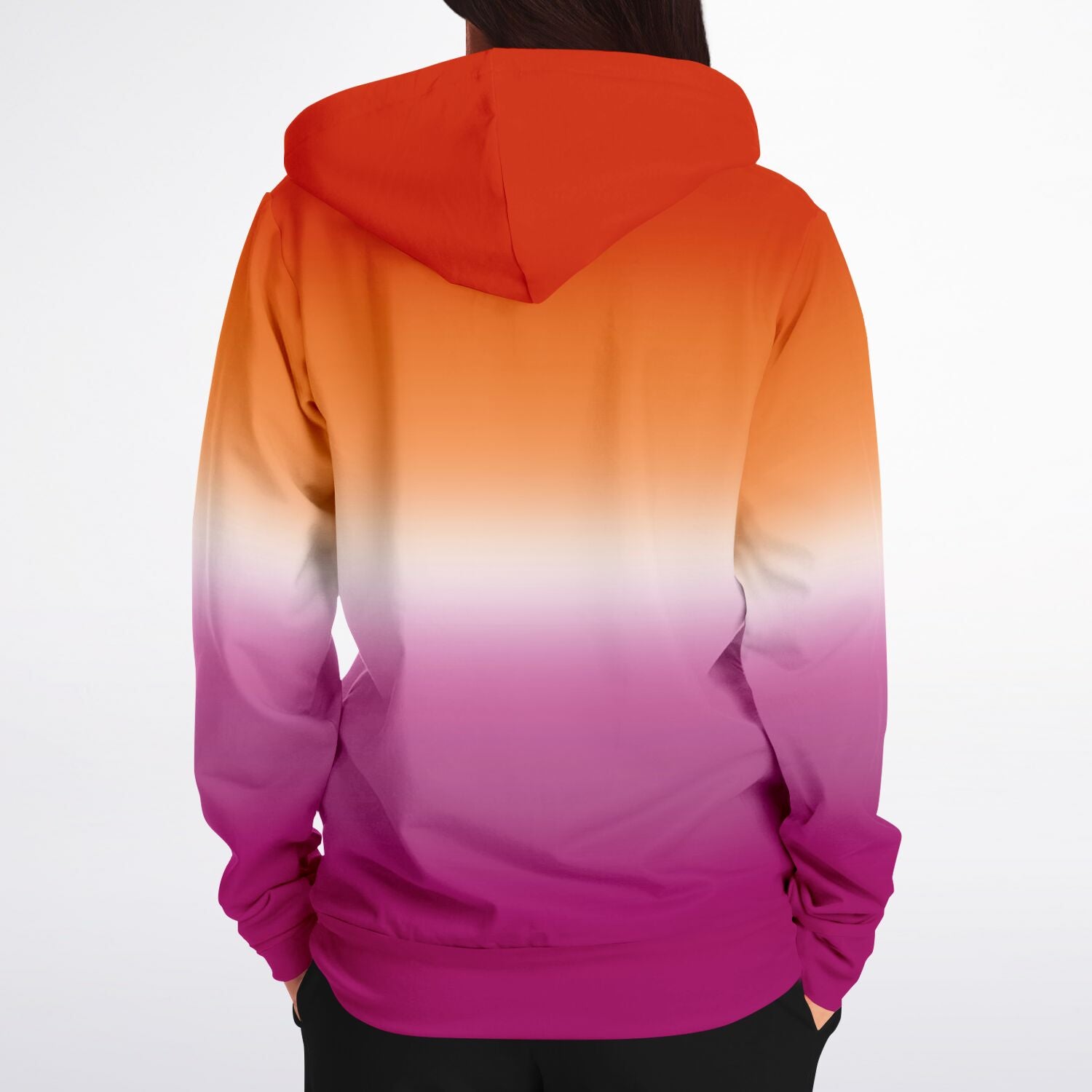 Lesbian Pride Ombre Full-Zip Hoodie