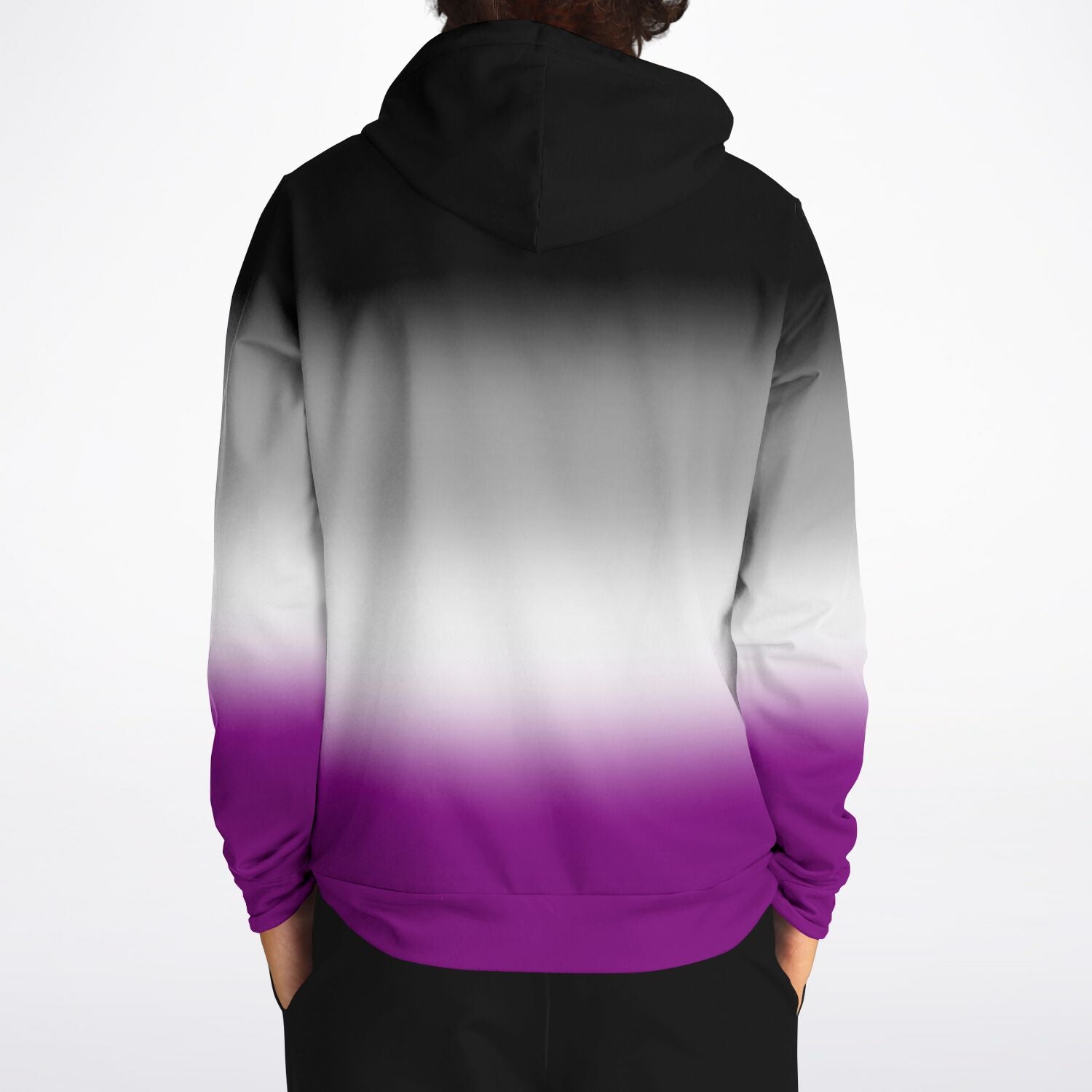 Asexual Pride Ombre Pullover Hoodie