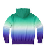 Gay MLM Vincian Pride Ombre Full-Zip Hoodie