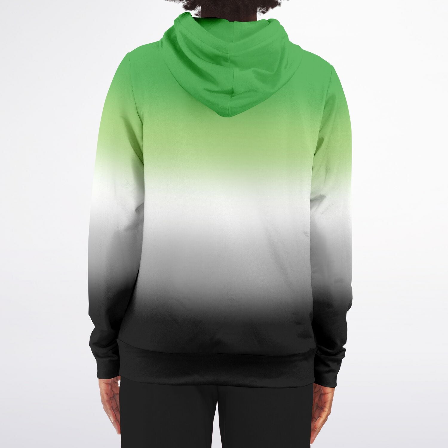 Aromantic Pride Ombre Full-Zip Hoodie