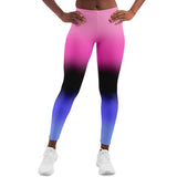 Omnisexual Pride Ombre Leggings Leggings - AOP PRIDE MODE